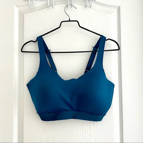 Lululemon Fine Form Marshmallow Bra Bermuda Teal (Size 36E)